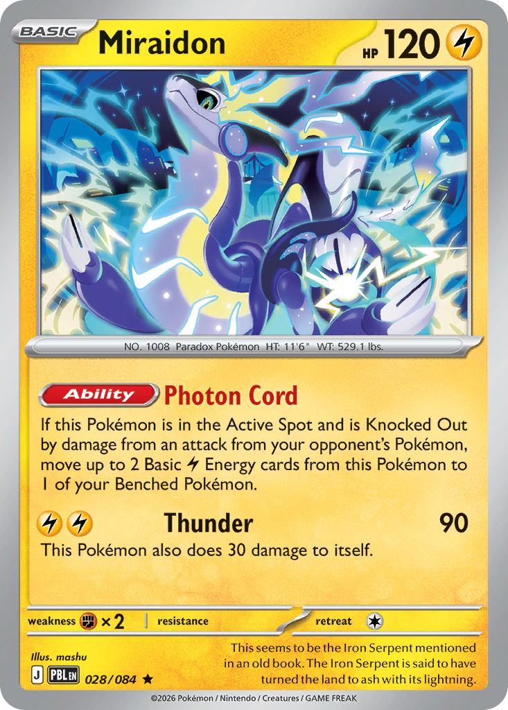 miraidon pokemon card full art ex is BACK and BETTER! TCG Deck Profile! Placeholder Image Provided Pokemon TCG - Miraidon ex
