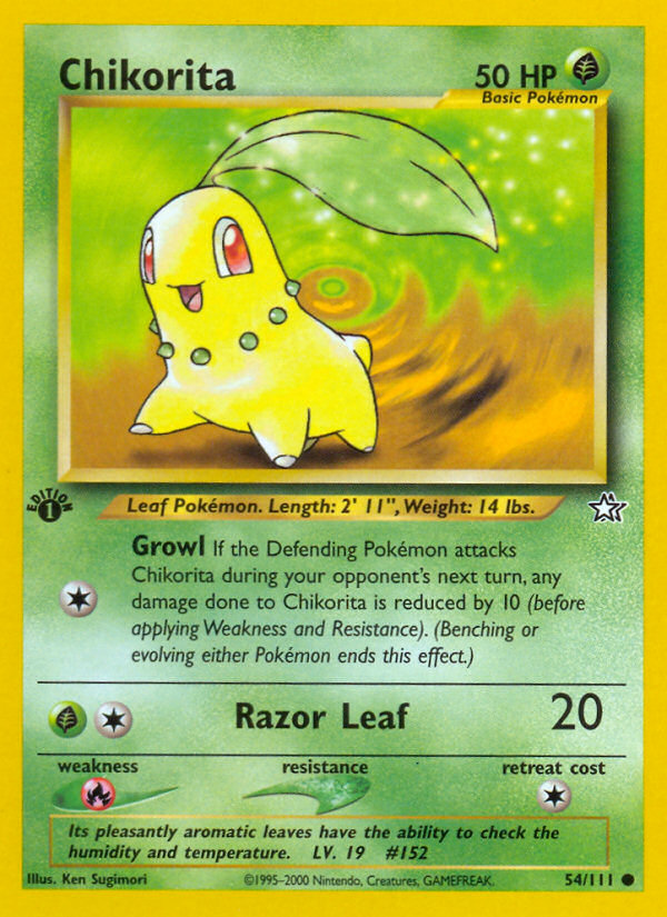 Chikorita #054/111 Neo Genesis | pkmn.gg