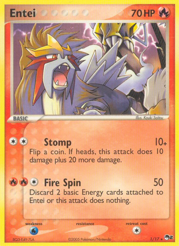 Entei | Pokmon Cards and Details | pkmn.gg