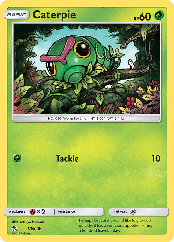 caterpillar pokemon card Amazon.com: Pokemon - Caterpie (3/108) main image 1