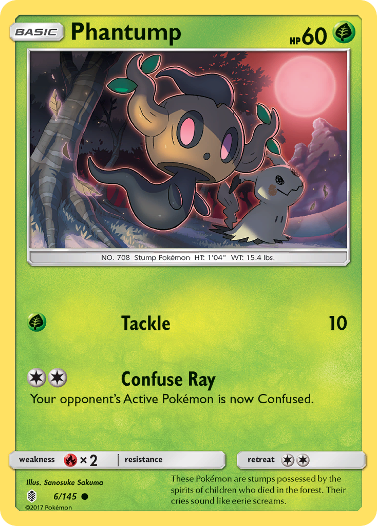 phantump pokemon card - SWSH08: Fusion Strike [REVERSE HOLO] Colorless Hook (30) Weakness Darkness 2 Resistance Fighting Phantump | Pokmon Cards and
