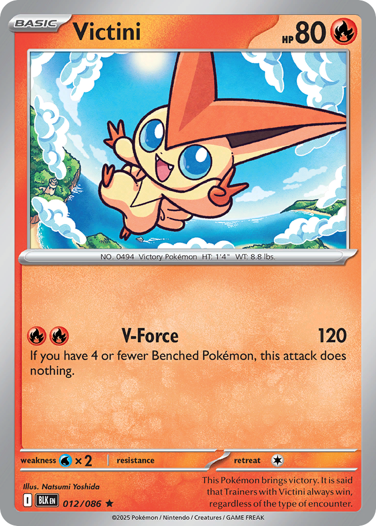 Victini #012/086 Black Bolt | pkmn.gg