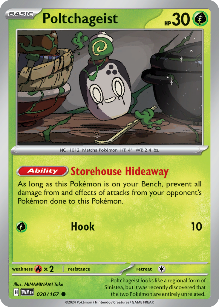 matcha pokemon card Cafe Chades Center Sleeves exploring Mossui Town Poltchageist | Pokmon Cards and