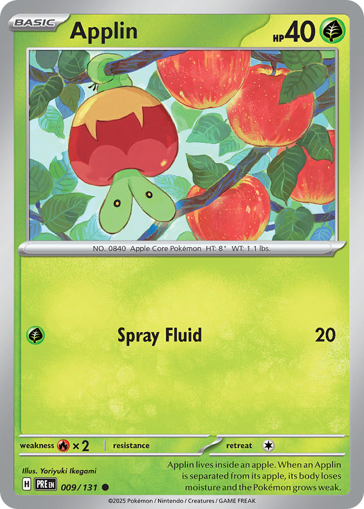 apple pokemon cards Applin - 077/066 - SV5a: Crimson Haze [ART RARE] [Near Mint] 1 Attack 1 Applin | Pokmon Cards and