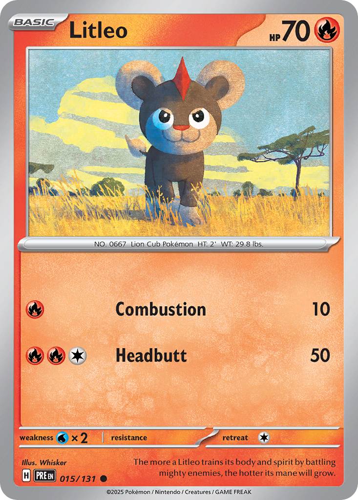 Litleo #015/131 Prismatic Evolutions | pkmn.gg
