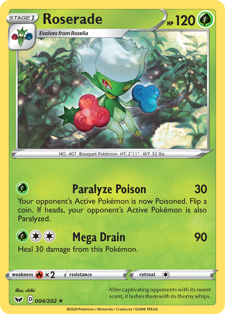 Roserade | Pokmon Cards and Details | pkmn.gg