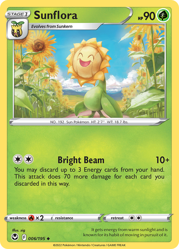 sun pokemon card Fomantis - SM Base Set [REVERSE HOLO]