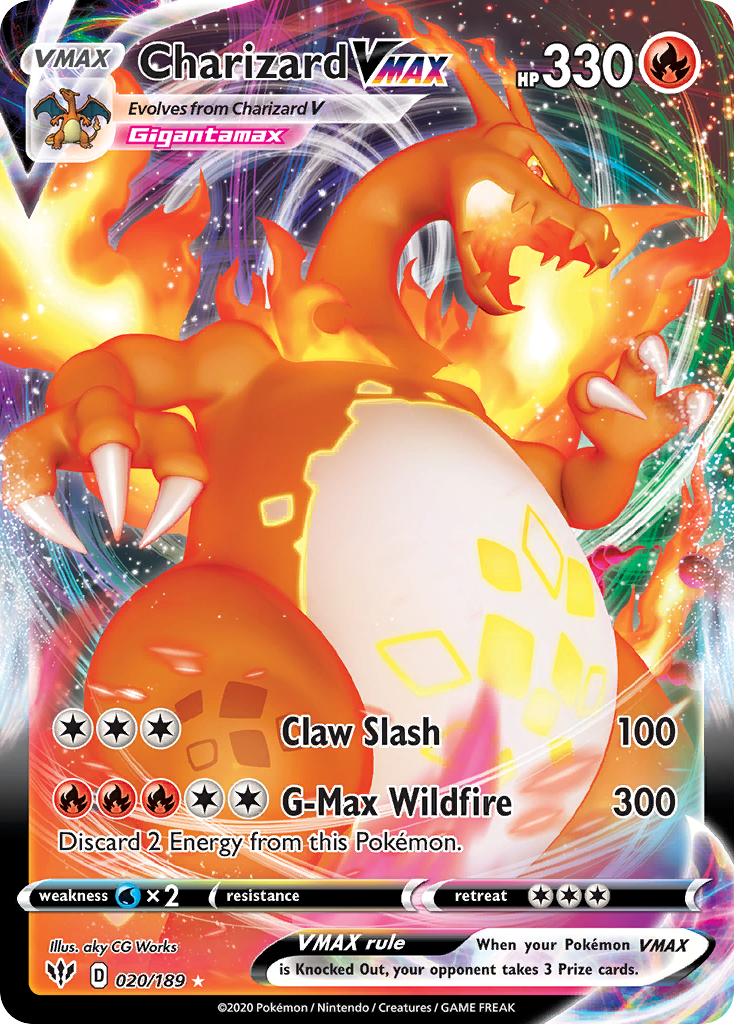 Charizard VMAX #020/189 Darkness Ablaze | pkmn.gg