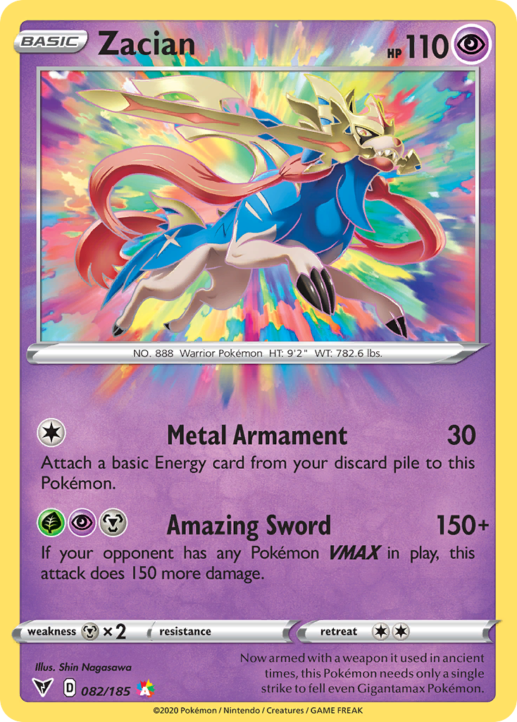 Zacian #082/185 Vivid Voltage | pkmn.gg