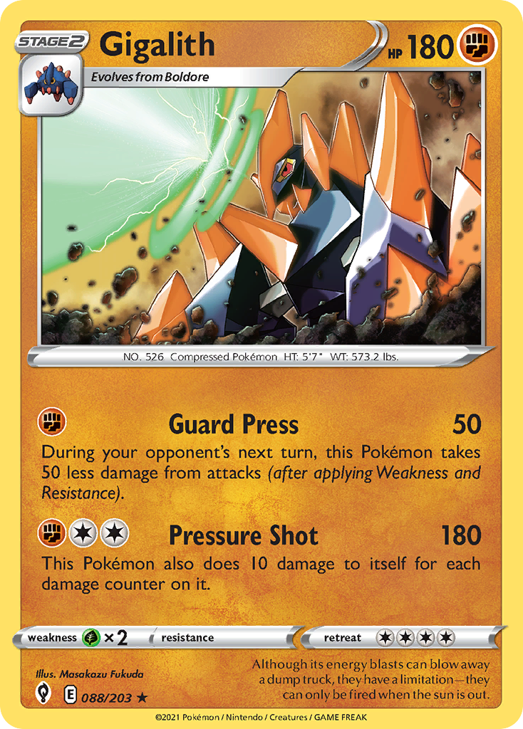 Gigalith | Pokmon Cards and Details | pkmn.gg