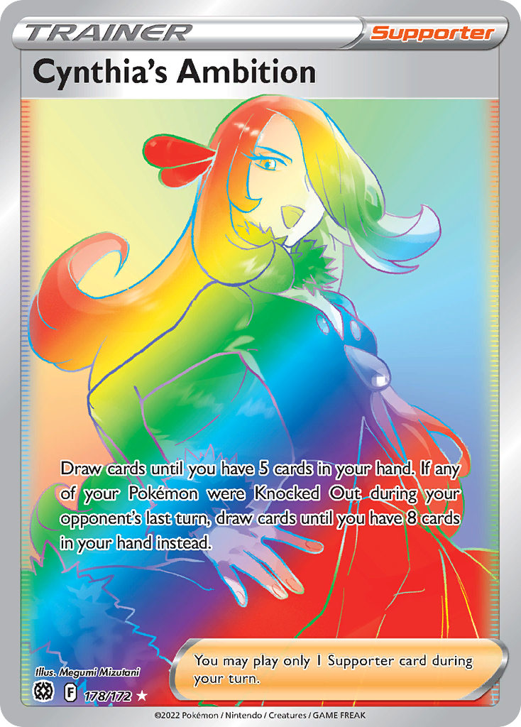 cynthia pokemon card Cynthia (SV82/SV94) [Sun & Moon: Hidden Fates