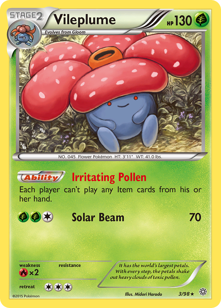Vileplume | Pokémon Cards and Details | pkmn.gg