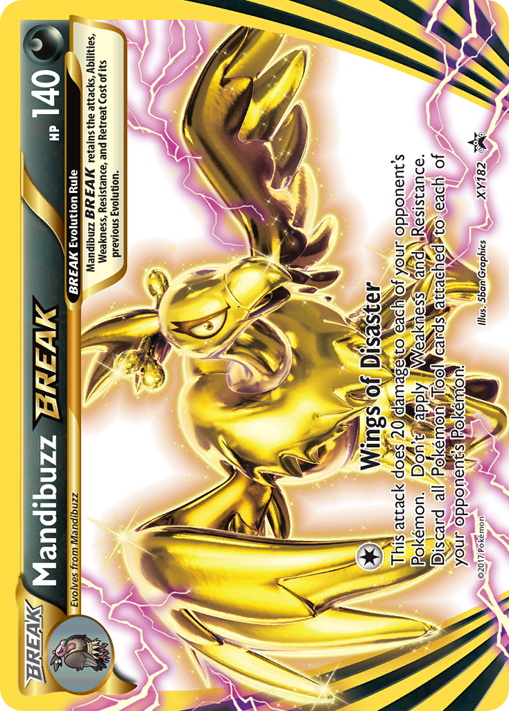 【最終値引】アケコン BLUNDERBUSS DESIGNS Mandibuzz BREAK XY182 XY Black Star Promos | pkmn.gg